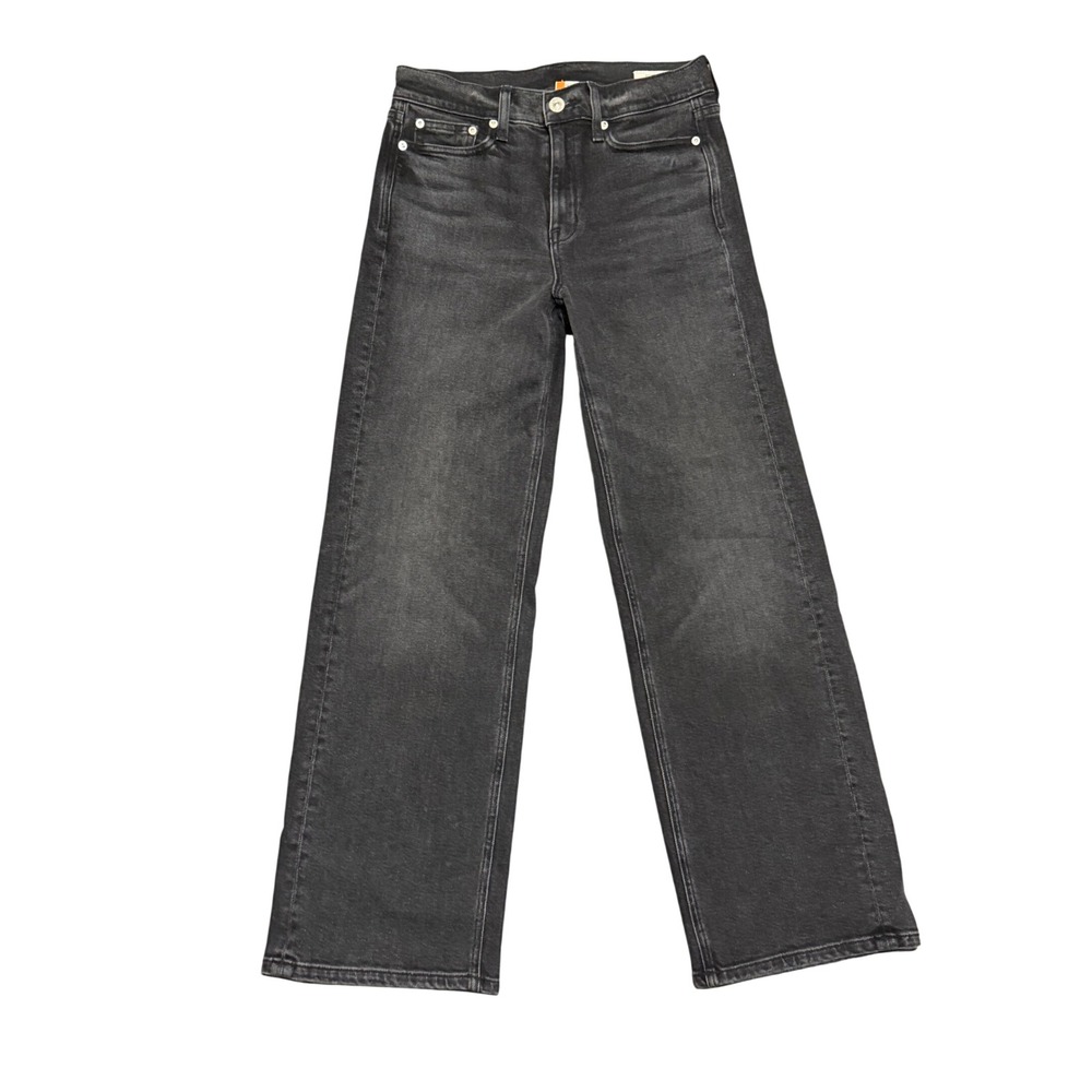 AYR The Secret Sauce Wide Leg Jeans Faded Black Size 26S Made in LA